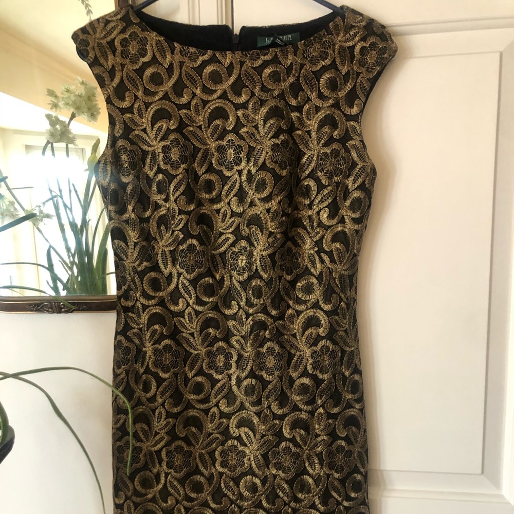Ralph Lauren embroidered dress